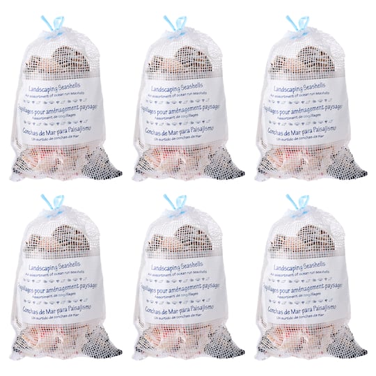 6 Pack: U.S. Shell Garden Bag